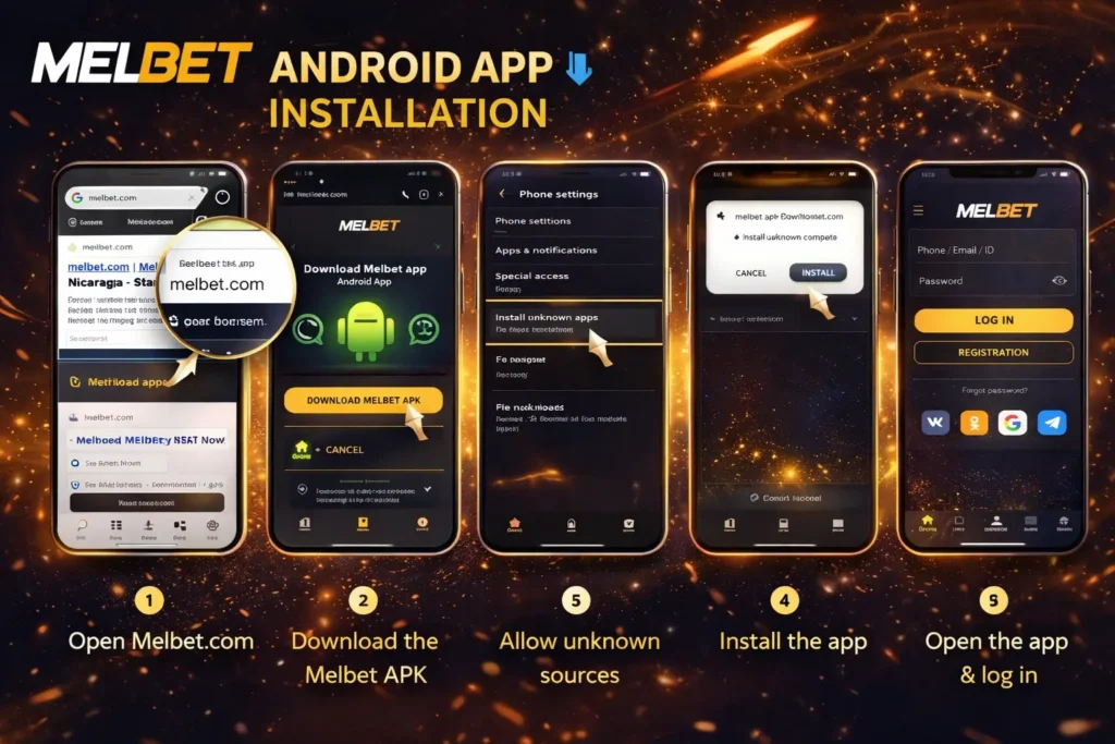 Melbet Android Image