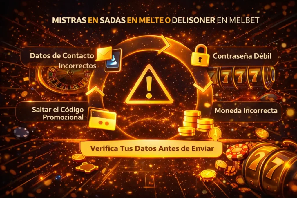 Melbet casino registration common error