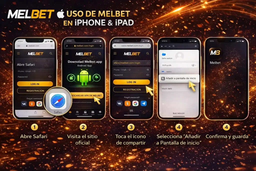 Melbet casino iOS image