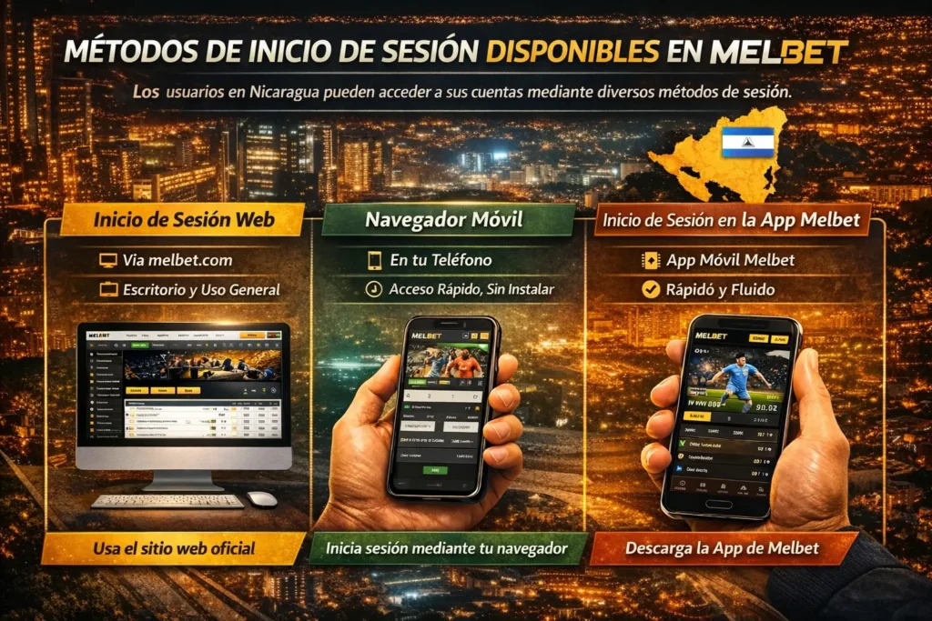 Melbet casino login methods