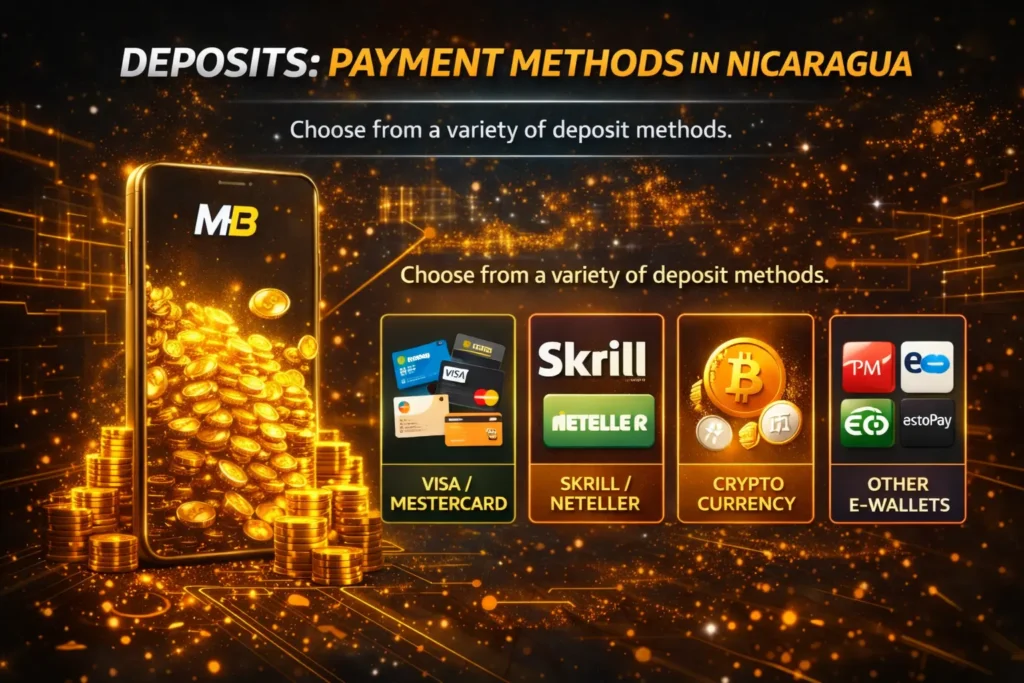 Melbet home page deposit image