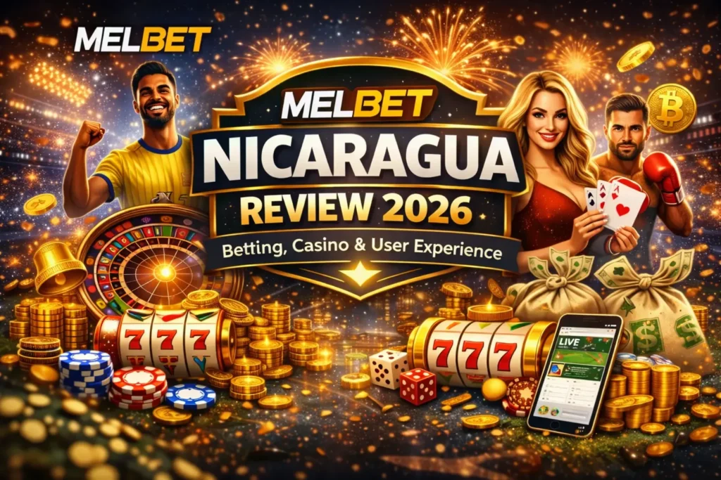 Melbet home page banner